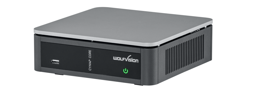 WolfVision Cynap Core front-right